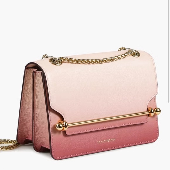 Strathberry Mini East/West Leather Shoulder Bag - Picture 3 of 12